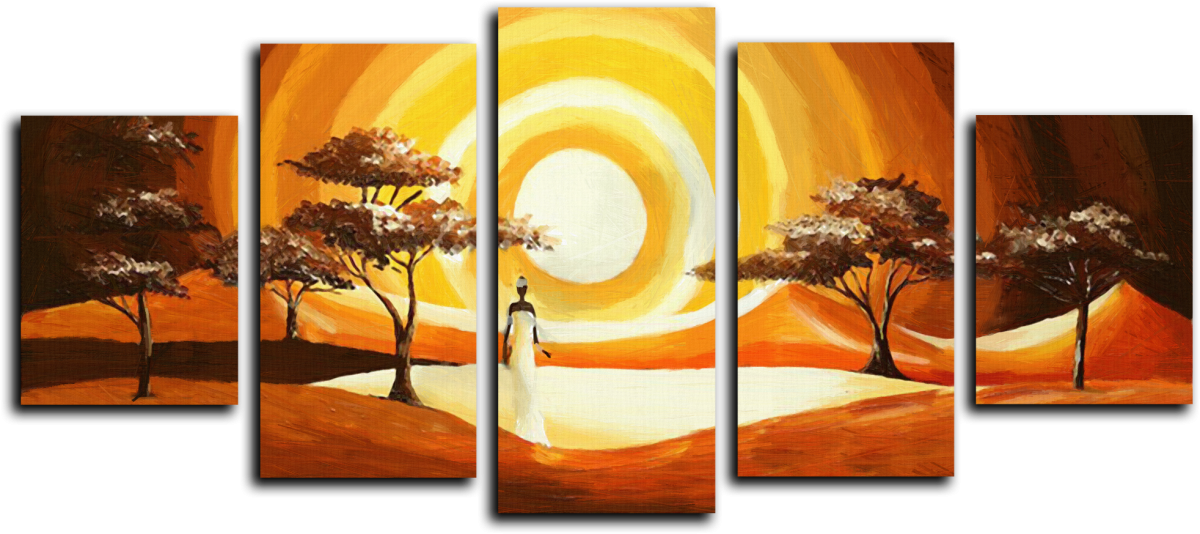 Модульные картины по номерам на холсте