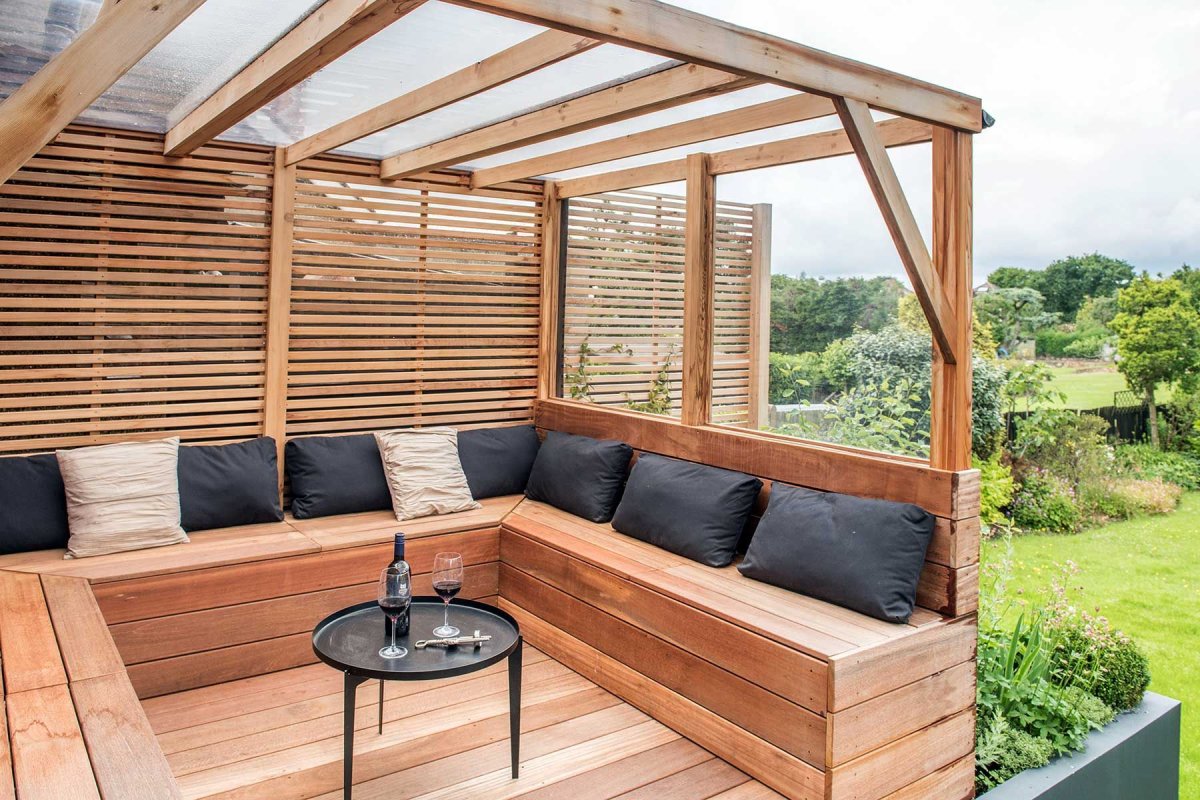 Стены на веранде отделка