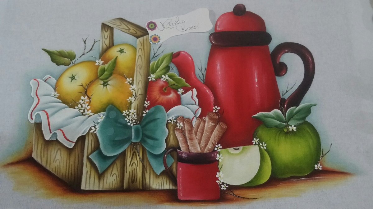 Картина на кухню акварелью