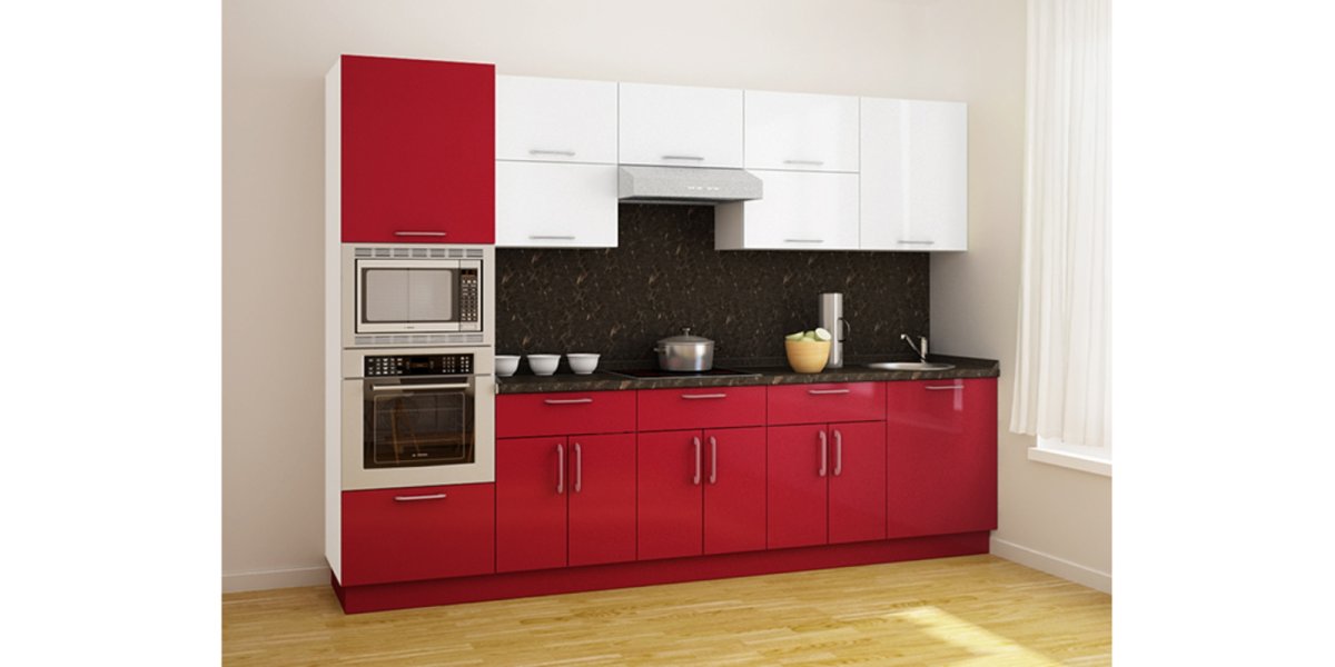 Кухонный гарнитур прямой 3 метра