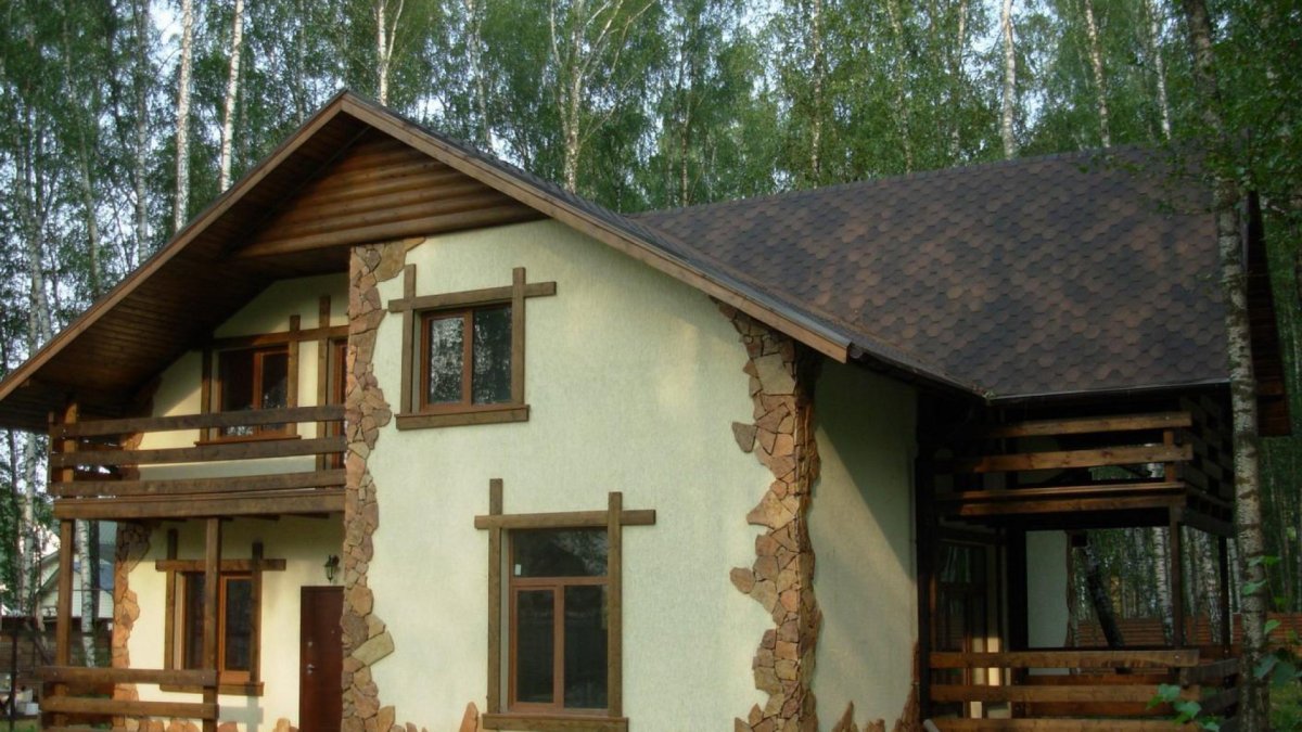 ДПК планкен и штукатурка