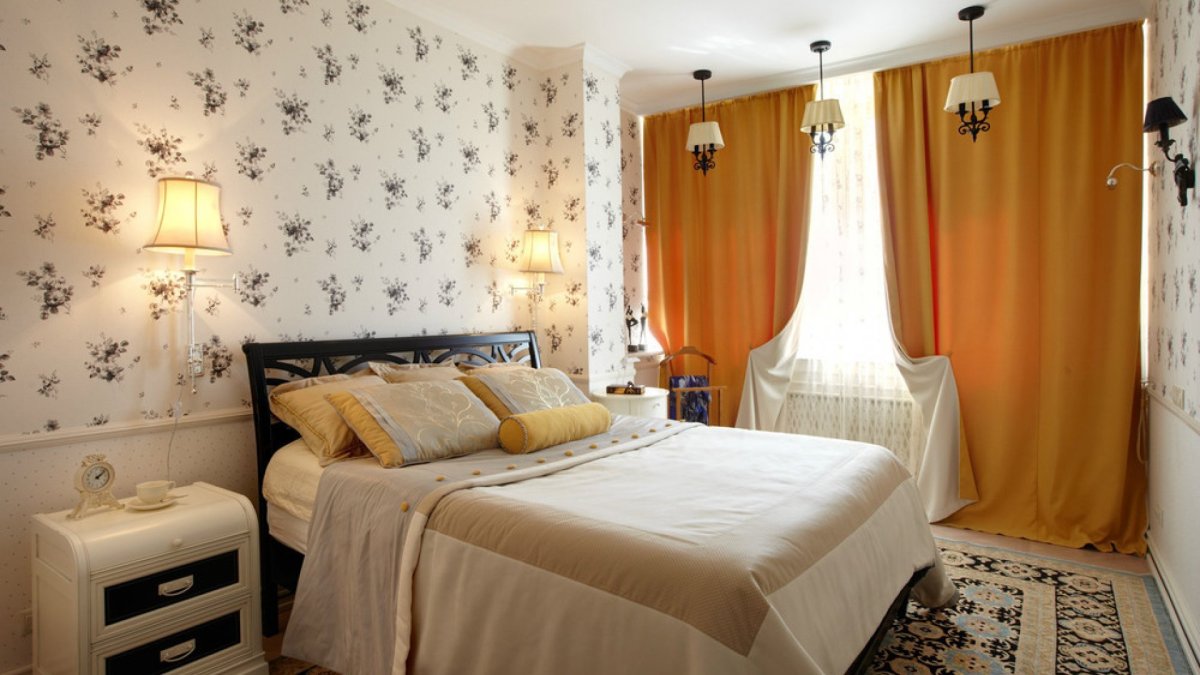 Обои для маленькой спальни