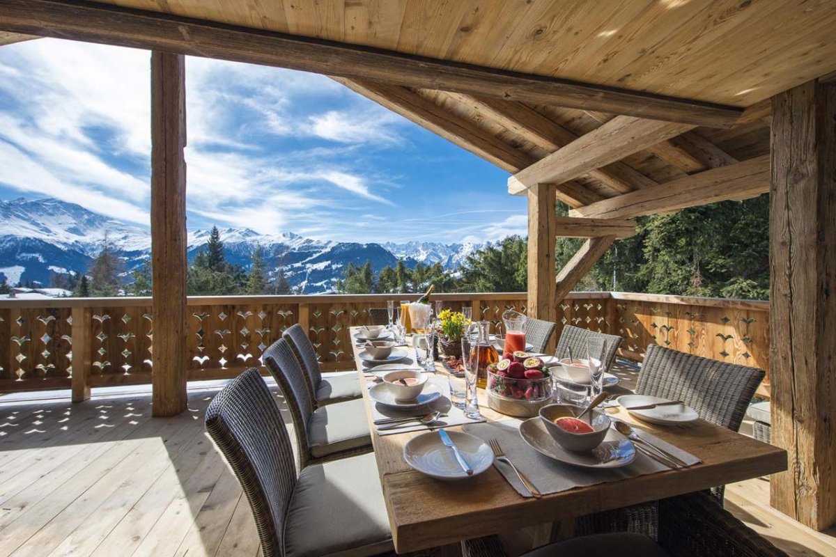 Доломитовые Альпы Швейцарии Шале