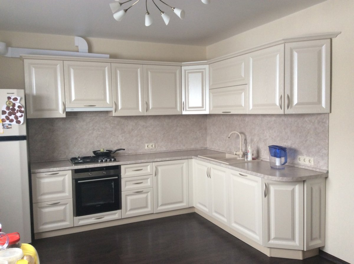 Кухня Идиллия ясень жемчужный