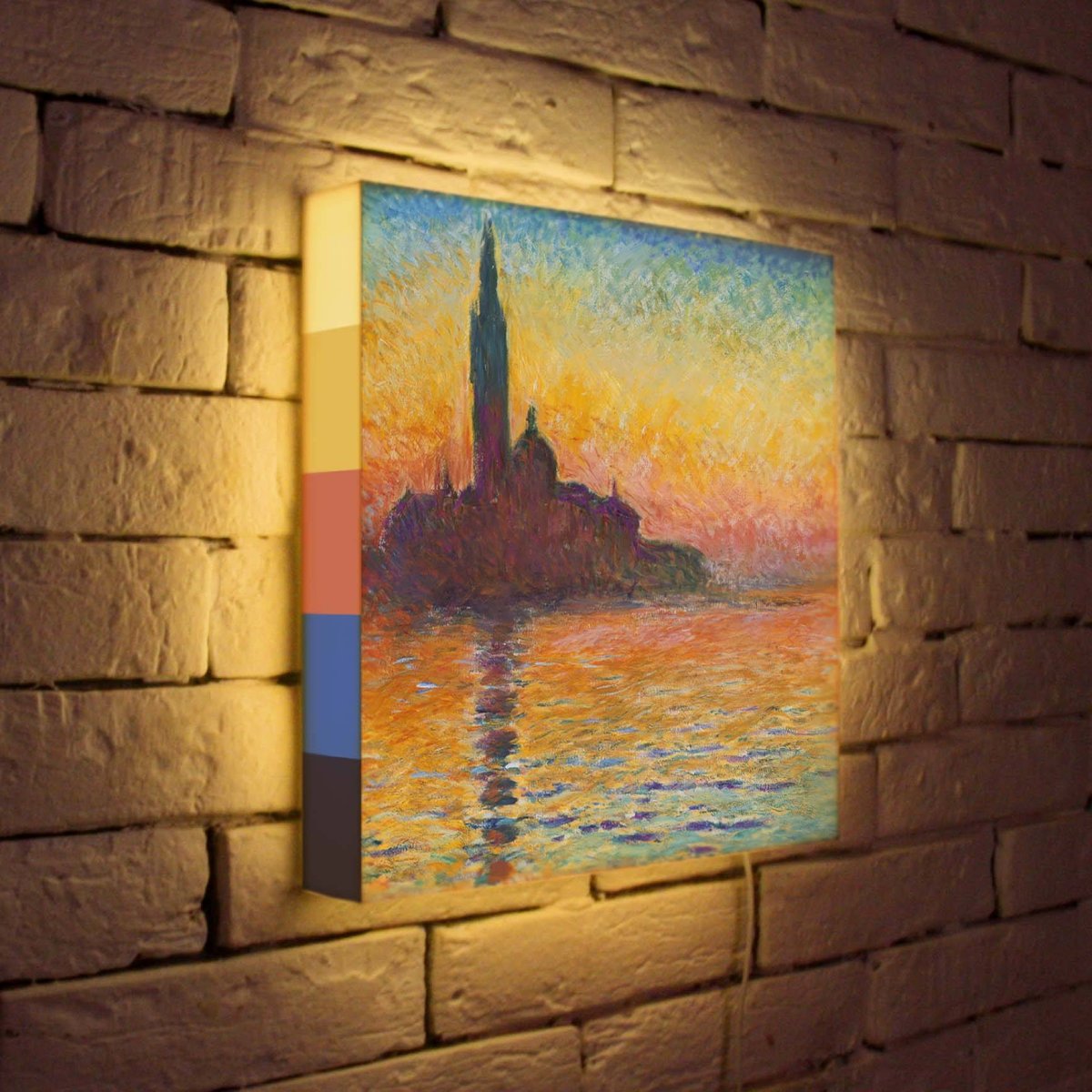 Многослойное панно с подсветкой