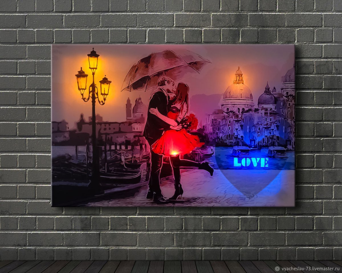 Картины с лед подсветкой