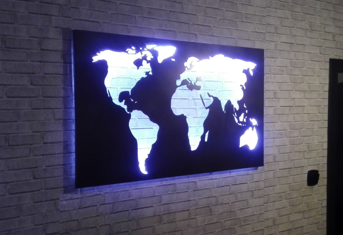 Панно из фанеры с подсветкой