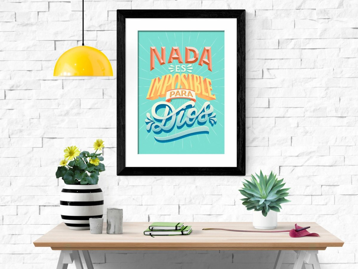 Мокап картина на кухне