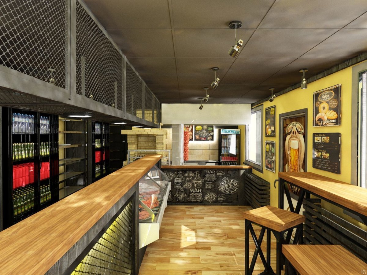 Интерьер пивного магазина
