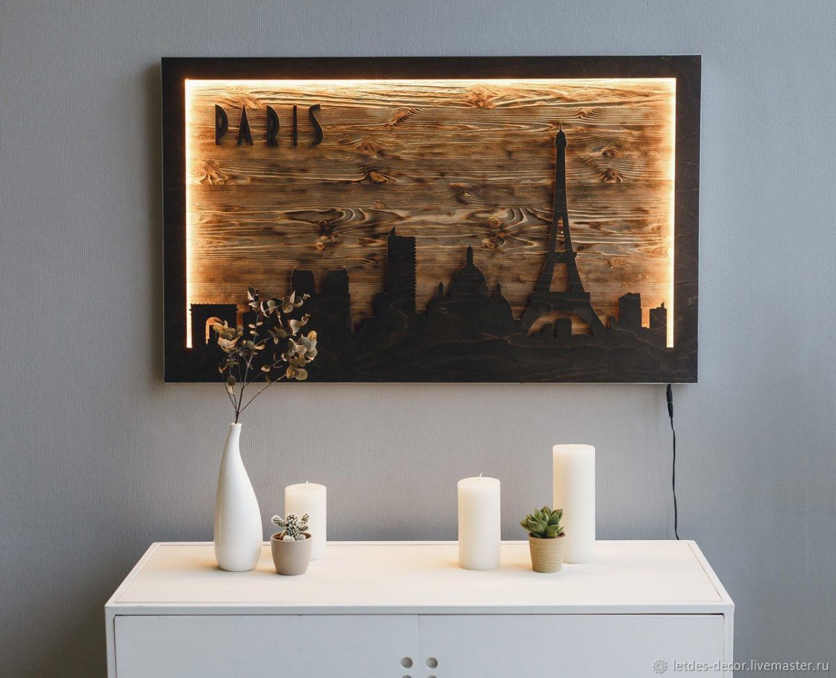 Панно с подсветкой