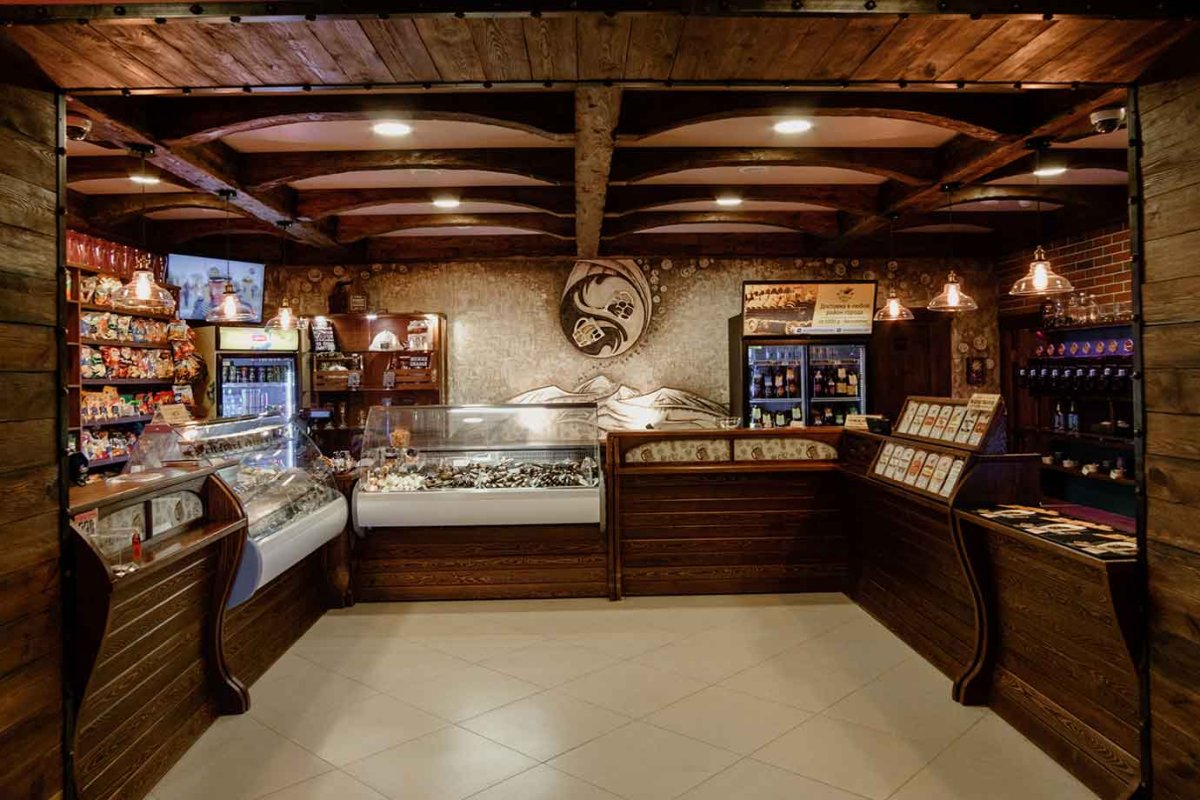 Красивый пивной магазин