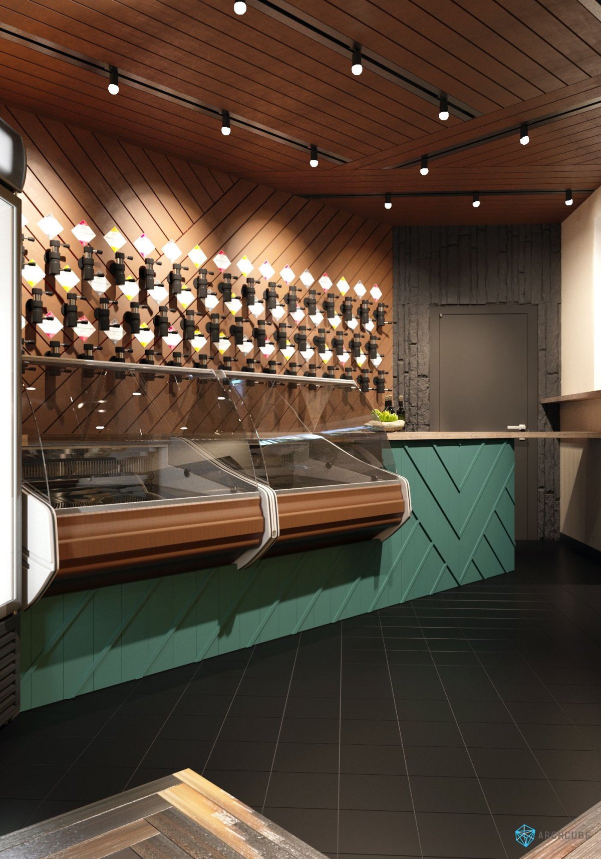 Интерьер пивного магазина