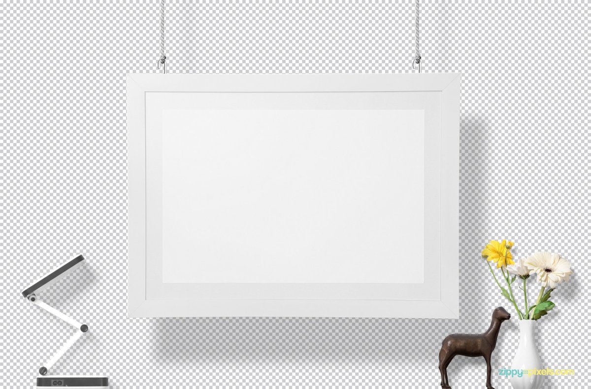 Мокапы рамка в интерьере