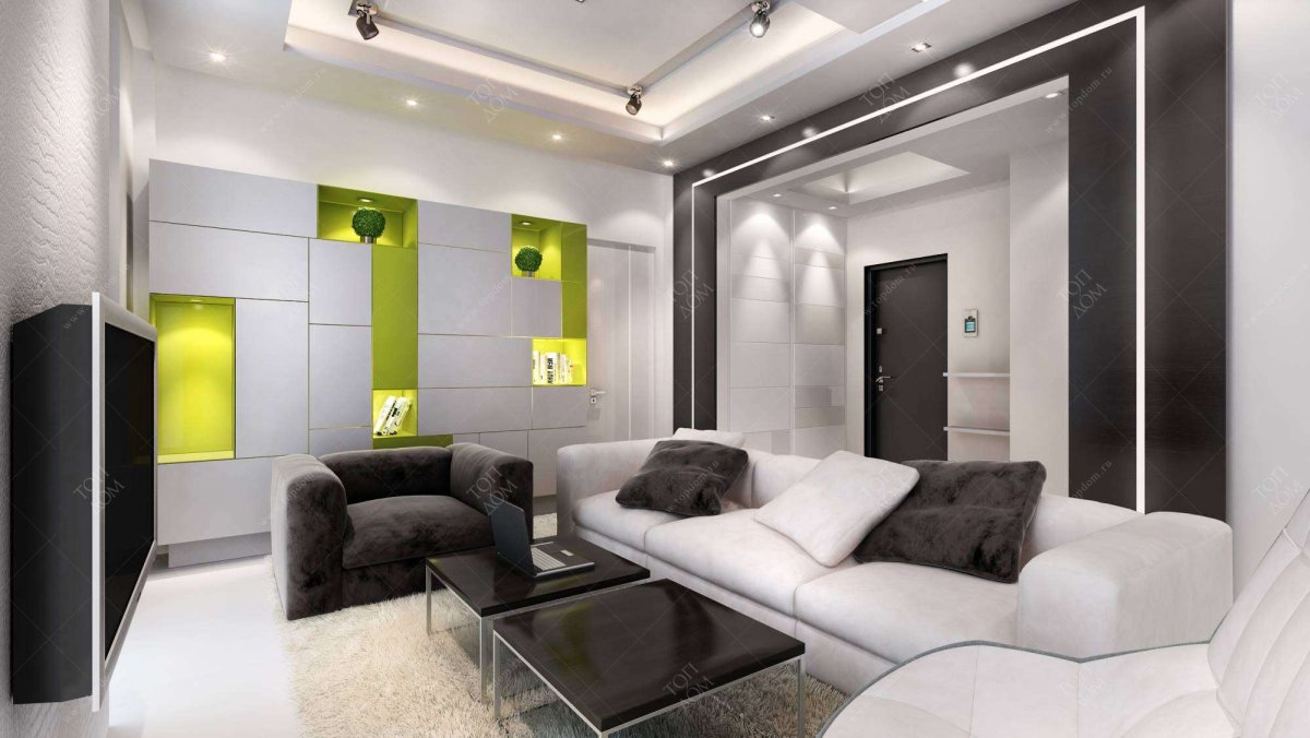 Минимализм с яркими акцентами