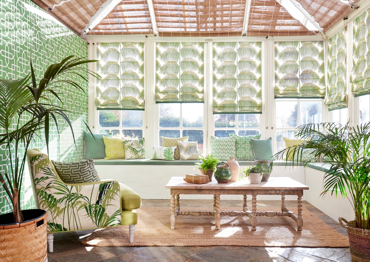 Ламбрекены для зимнего сада