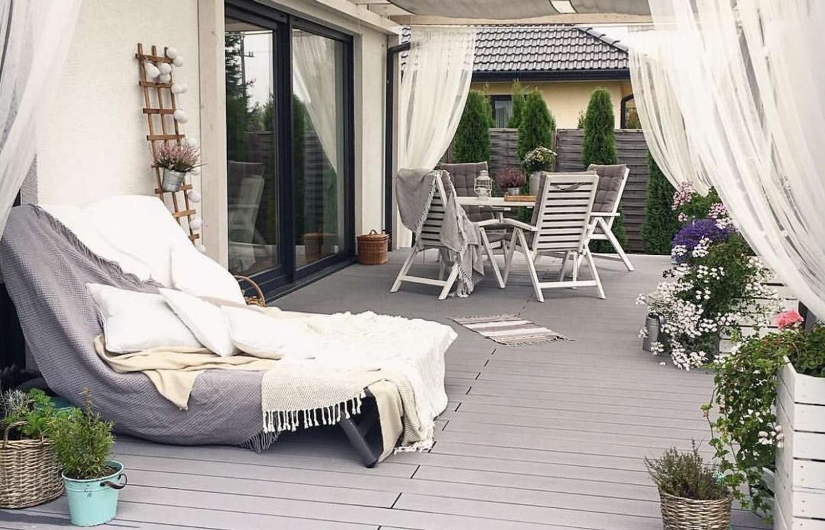 Шторы на эркерные окна в стиле Прованс