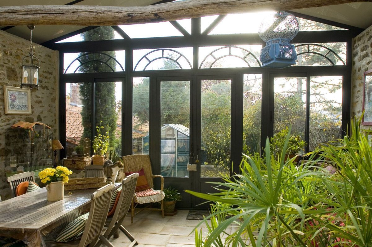 Зимний сад на подоконнике