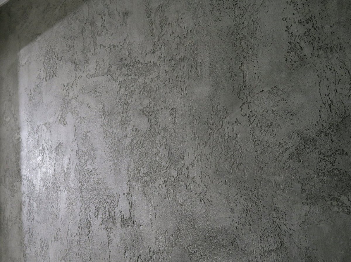 Фактурная штукатурка микроцемент