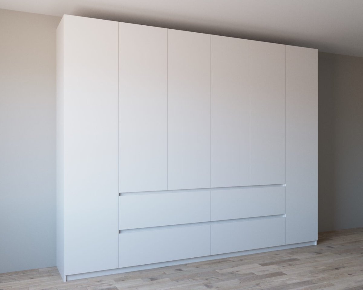 Гардеробная без ручек