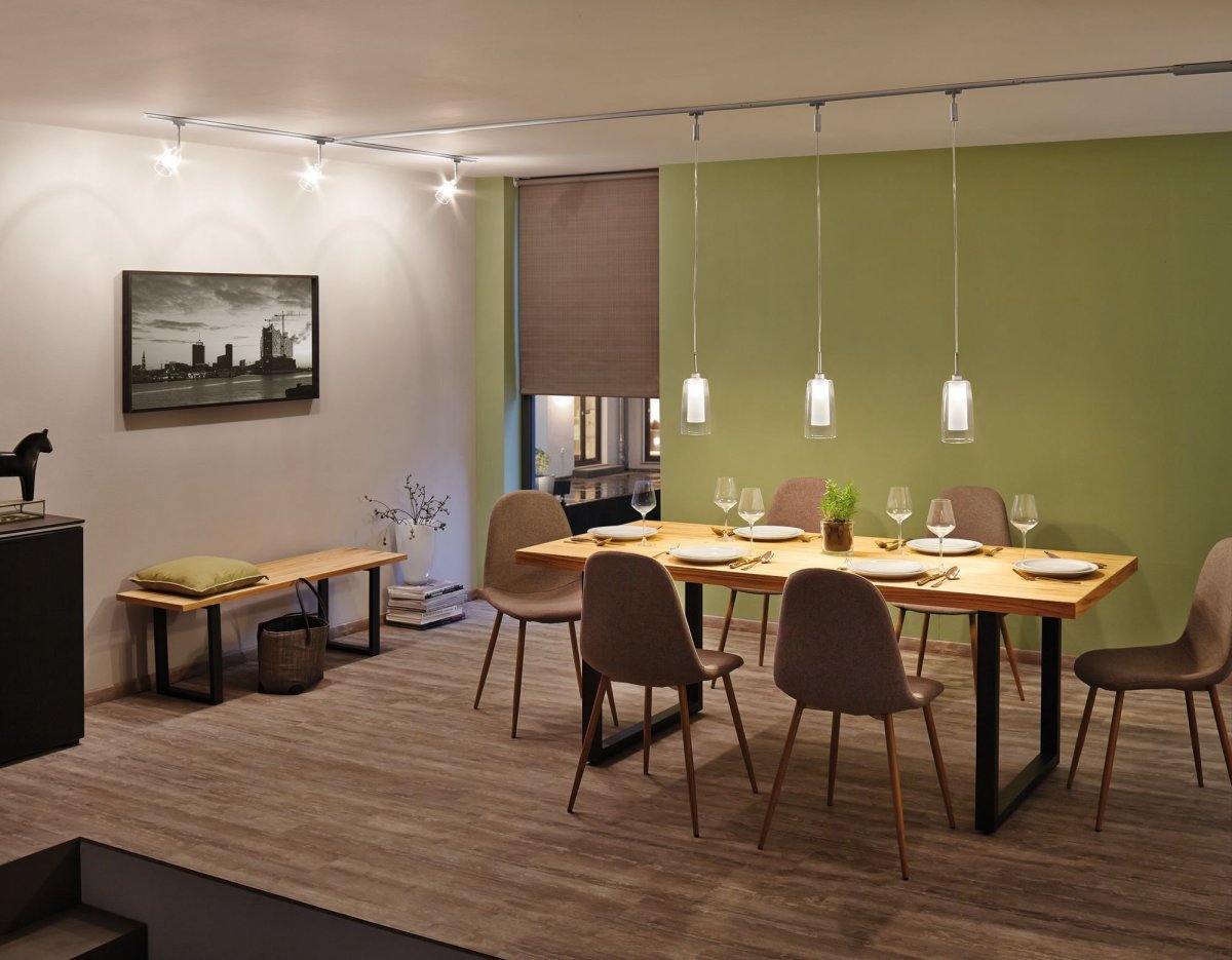 Комбинированное освещение в интерьере