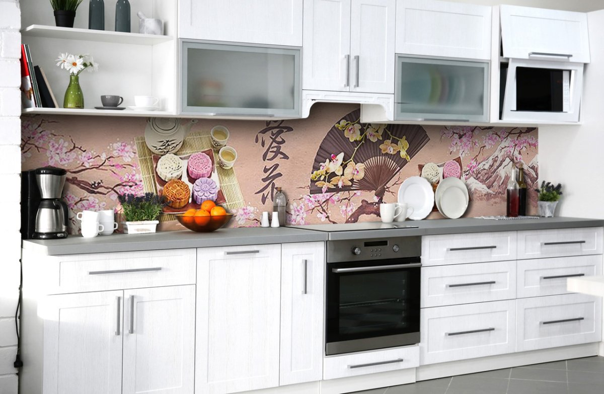 Фартук для кухни из плитки