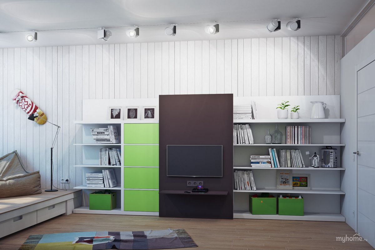 Спальня Скандинавский Минимализм комната подростка