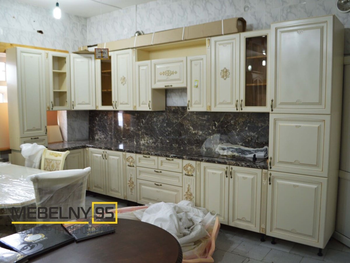 Модульная кухня Афина Ника ясень Бланко