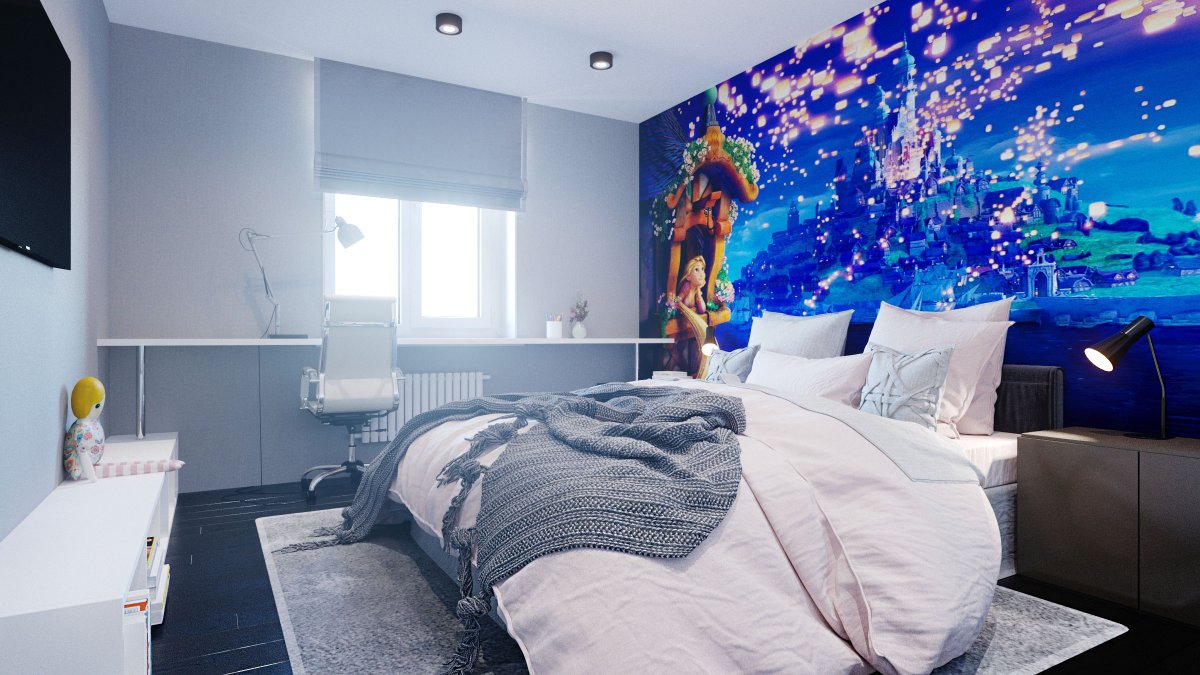 Декор детской в минимальном стиле