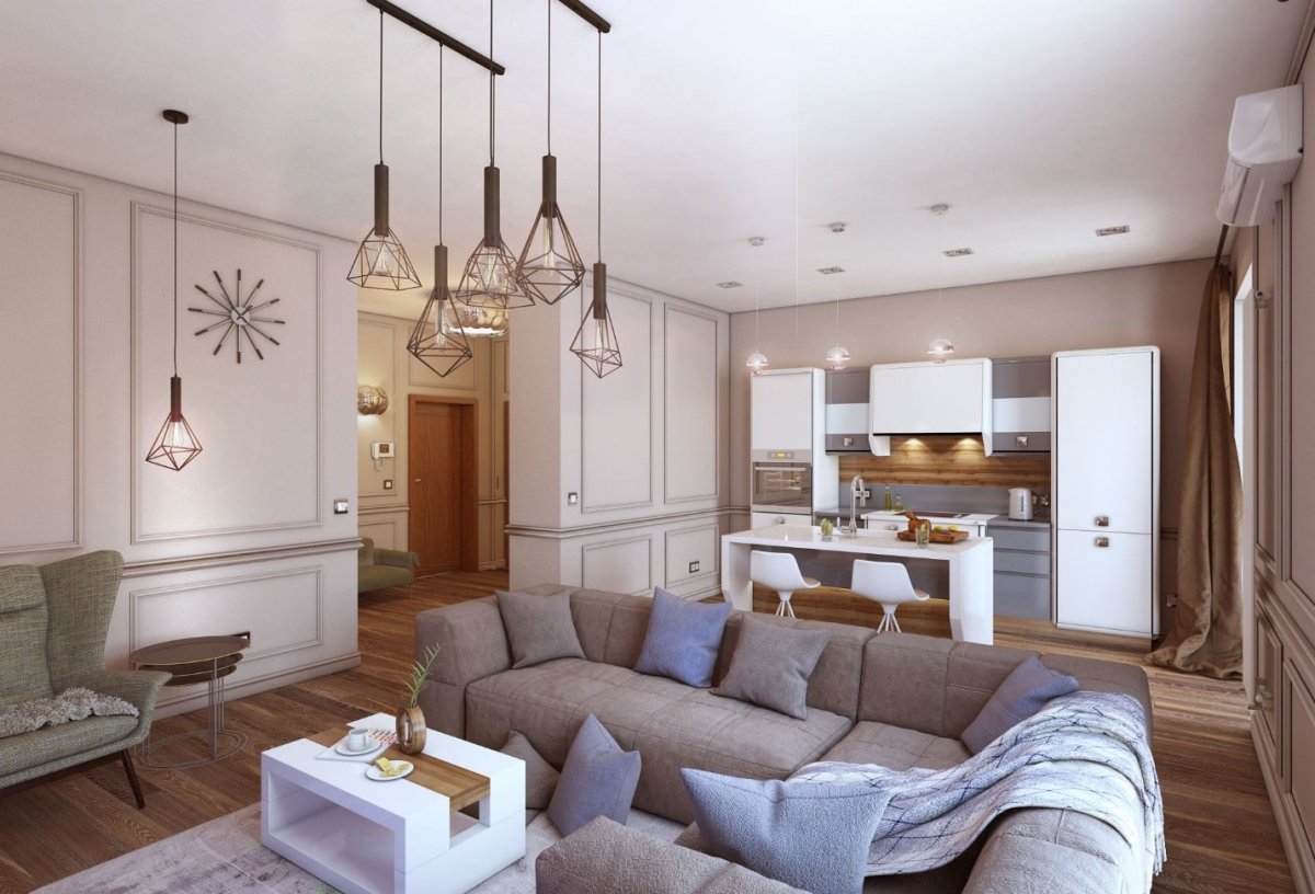 Освещение на кухне