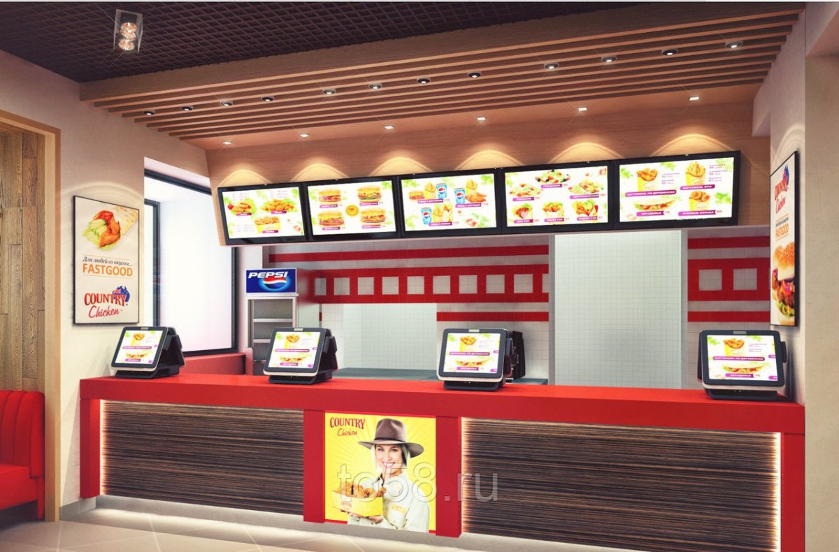 Проект ресторана быстрого питания