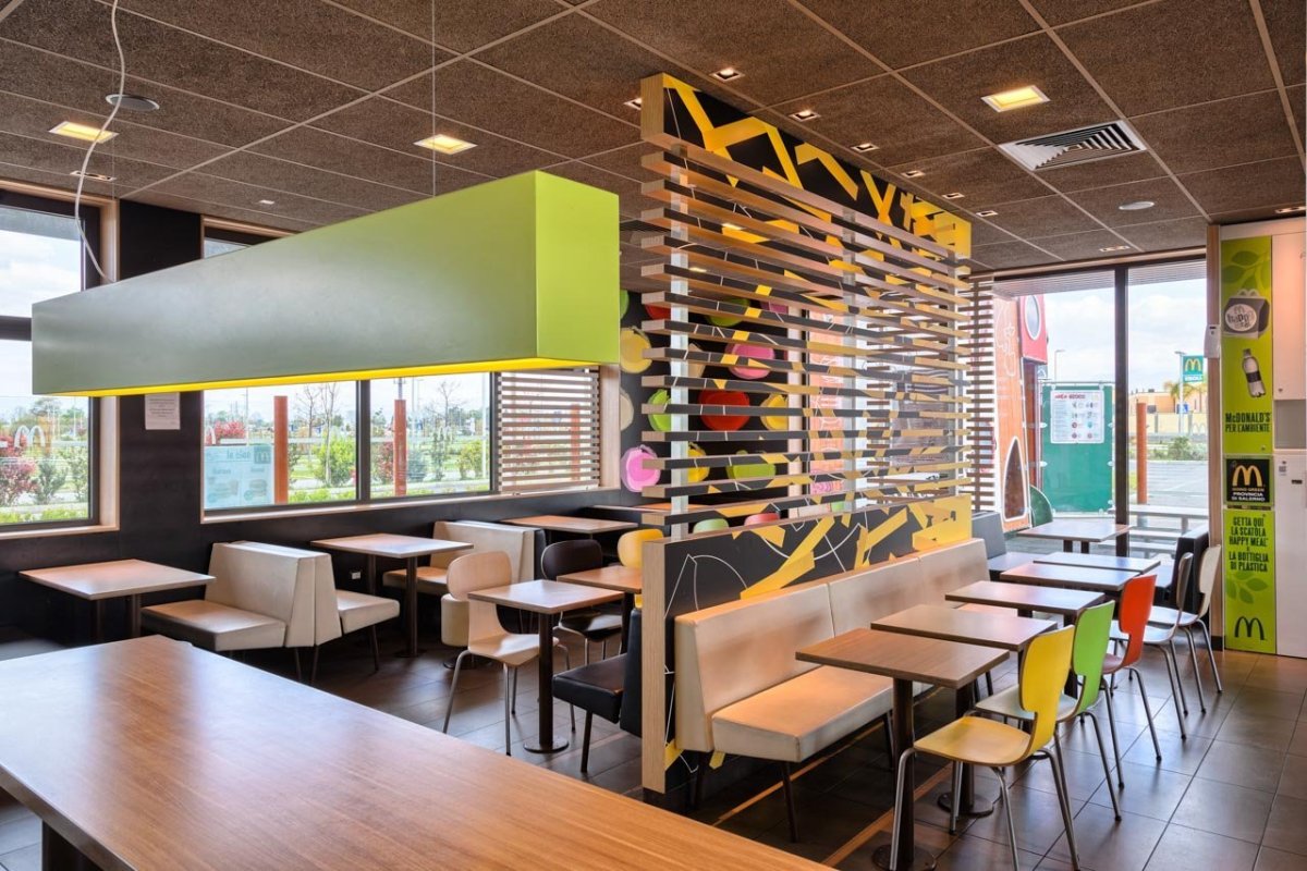 Революция интерьера макдональдс