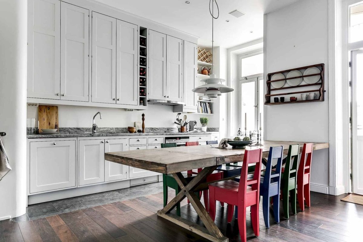 Стильная кухня Скандинавская