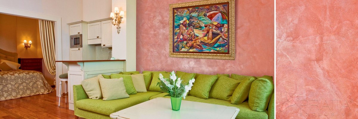 Зеленая стена штукатурка