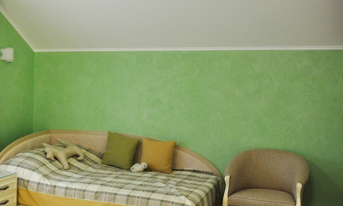 Венецианская штукатурка в холле