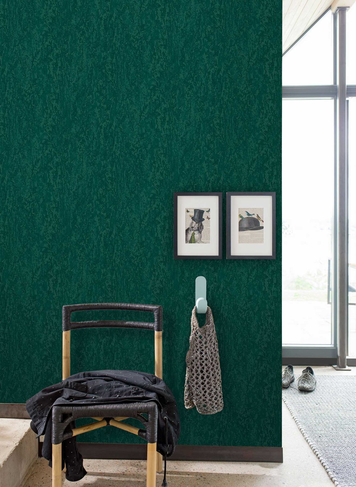 Декоративная штукатурка фисташкового цвета