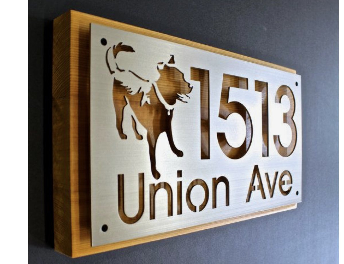 Жестяные таблички для интерьера