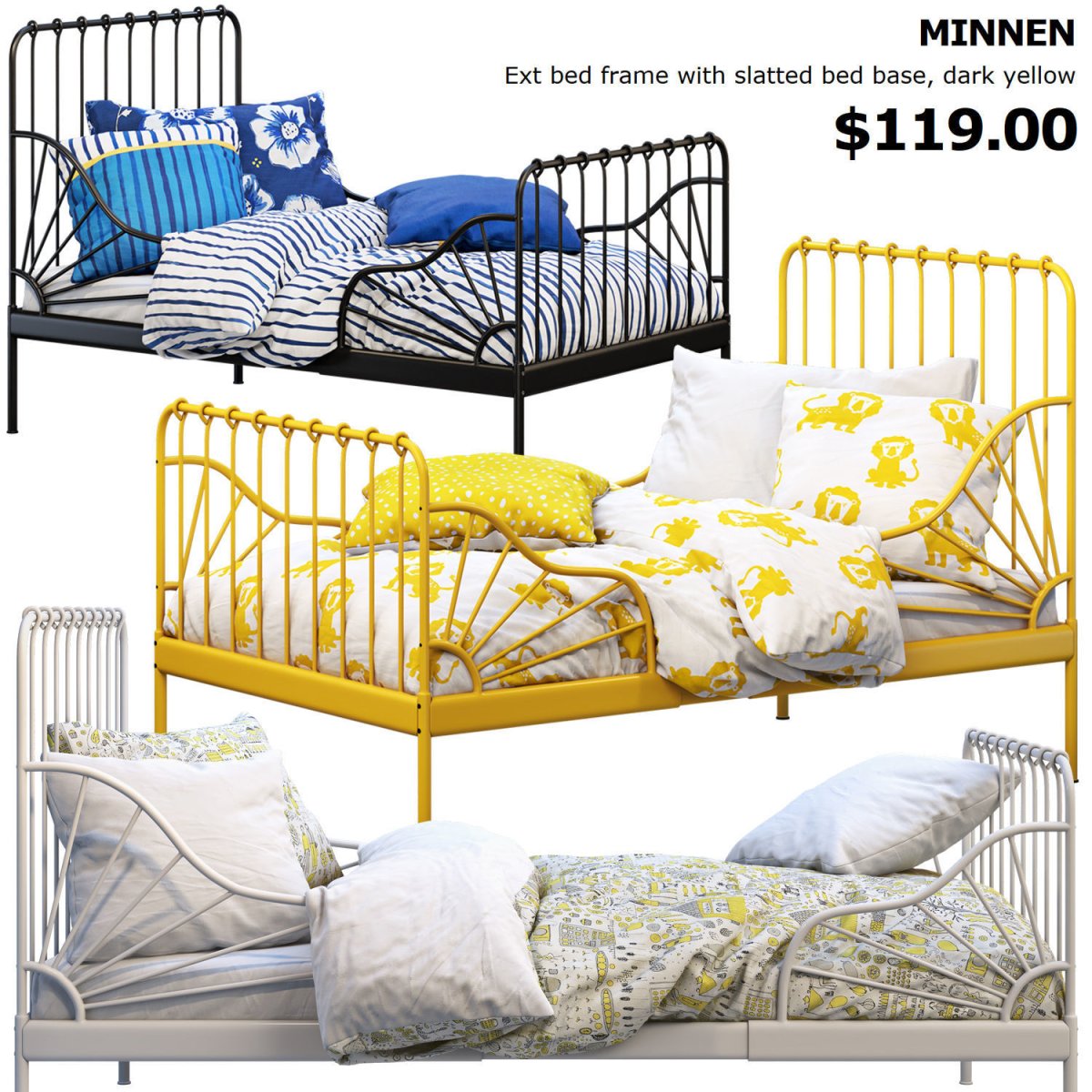Кровать minnen икеа детская