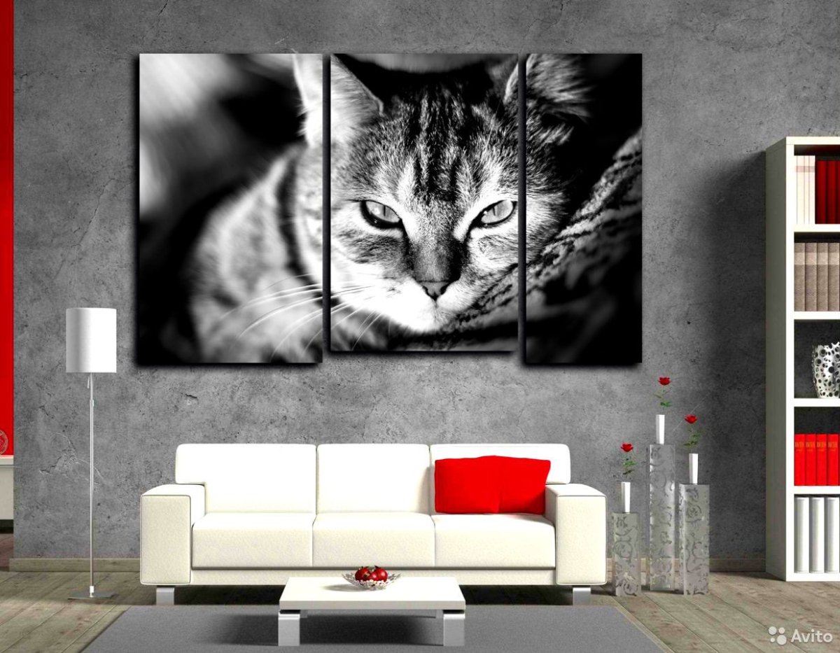 Картины на стене в интерьере