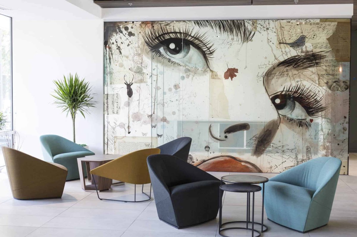 Стильные принты на стекле