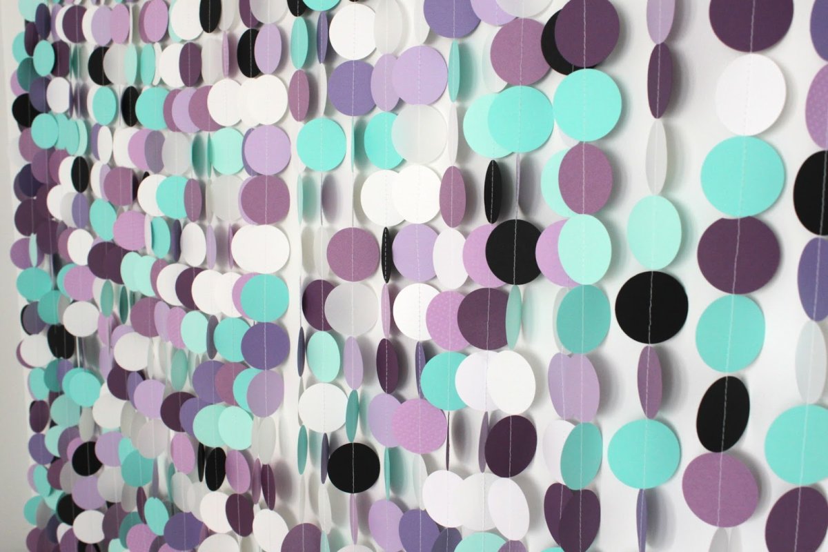 Шторы с кругами