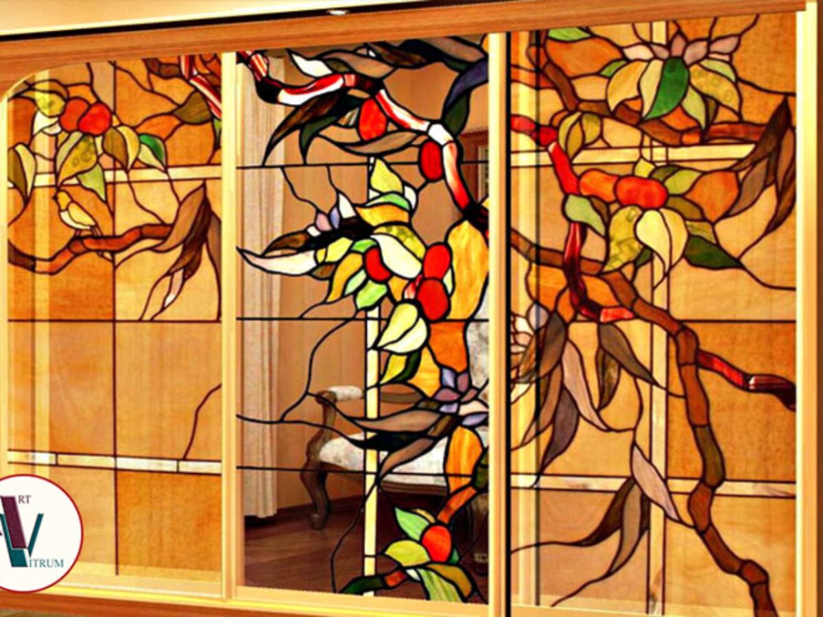 Тренд витраж в интерьере
