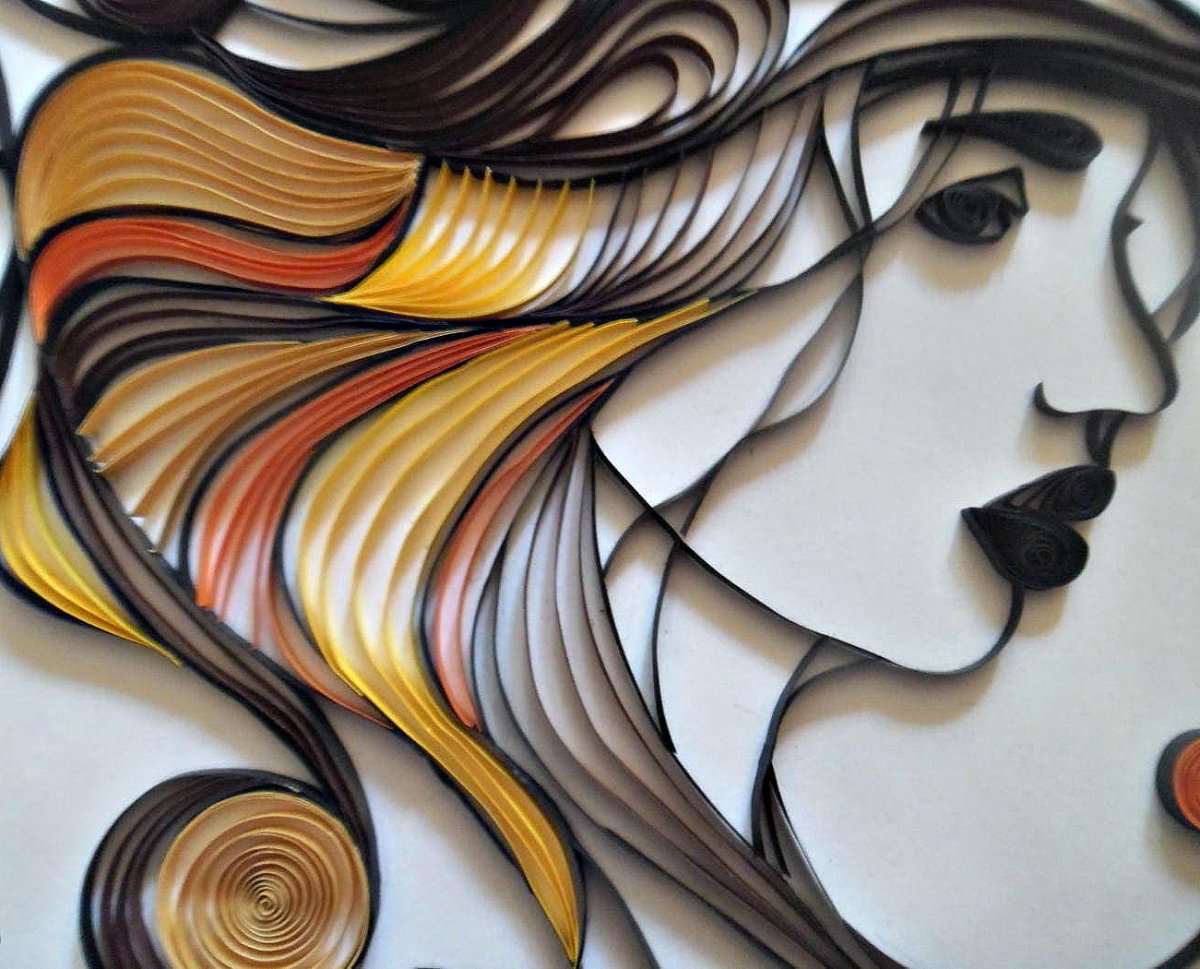 Панно из пуговиц