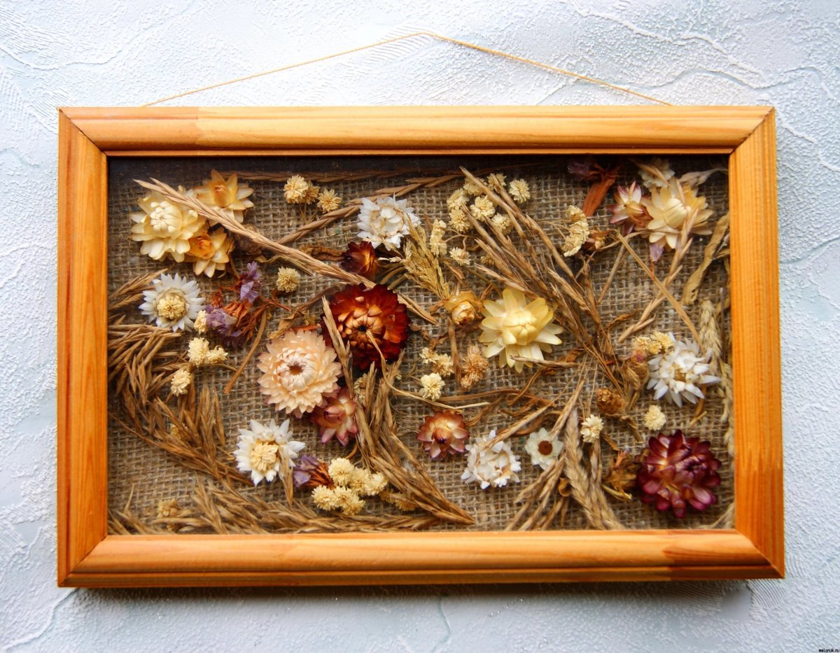 Панно из необычных материалов