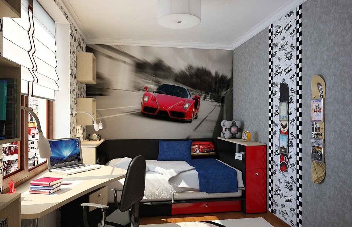 Интерьер комнаты для подростка