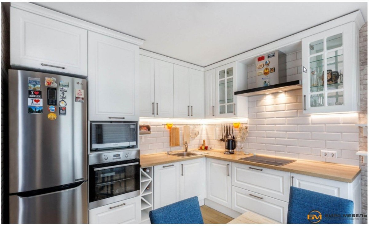 Кухня Амика белая хофф