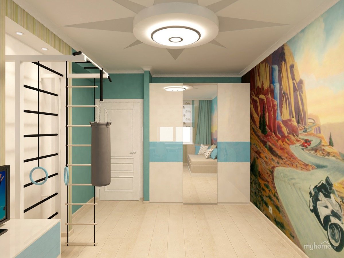 Комната для подростка в стиле аниме