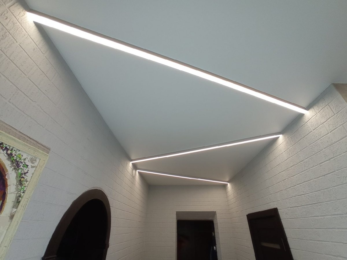 Световые линии монтаж