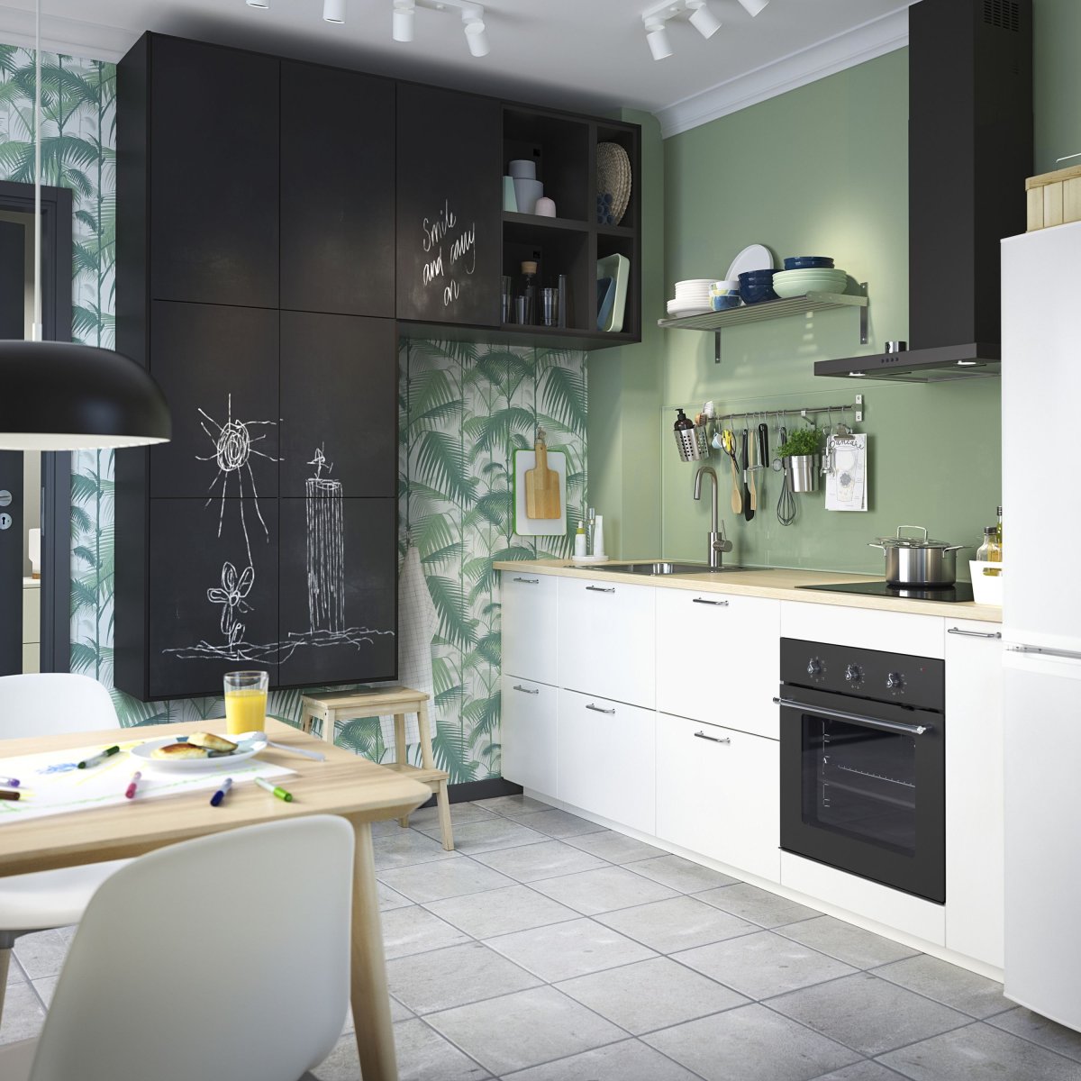 Forest Green 3027 кухня