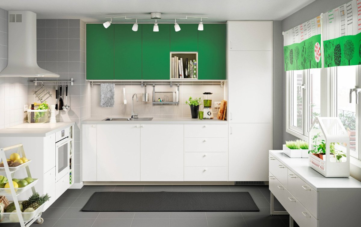 Кухня Веддинге икеа в интерьере
