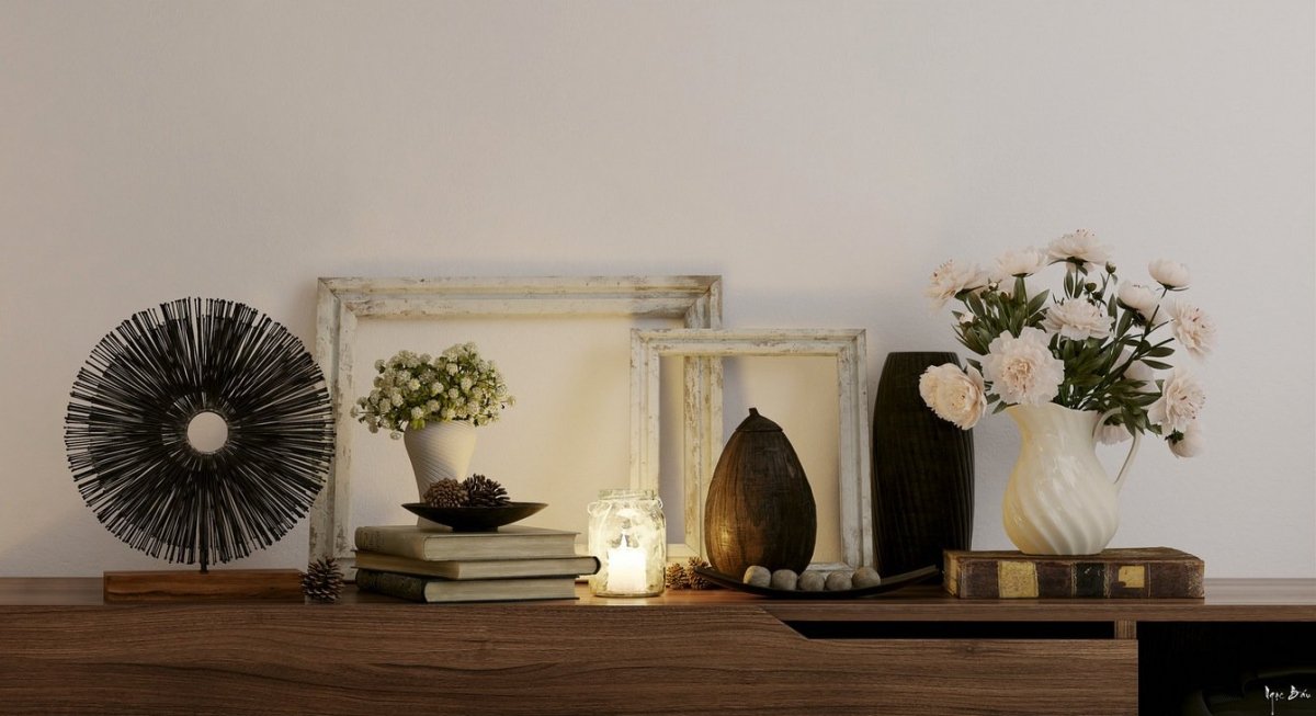 Декорирование вазы Сканди